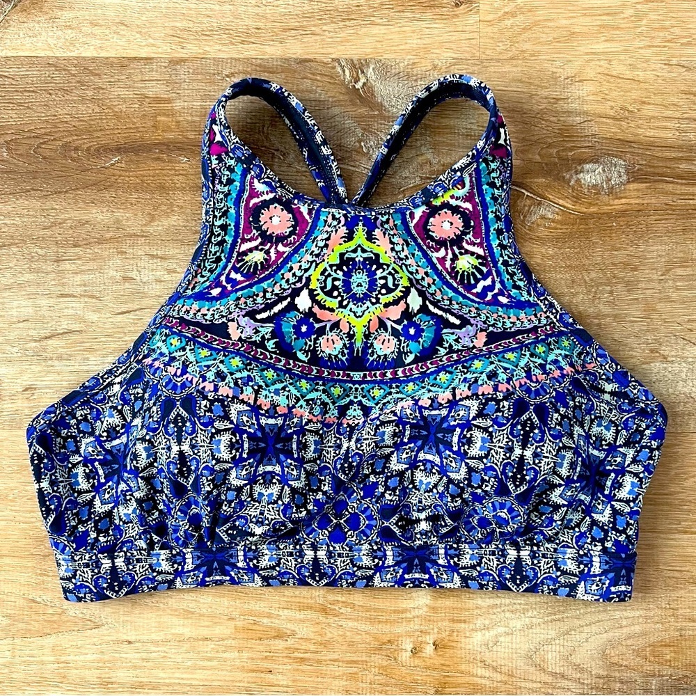 Athleta Baja High Neck Swim Top 32D/DD